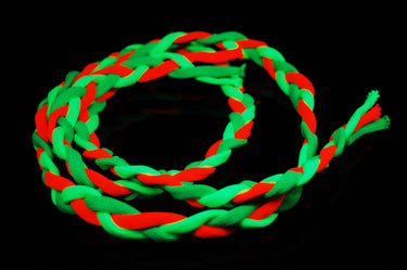 Blacklight Glo-Line 6mm Hollow Core Luminescent Decorative Roping